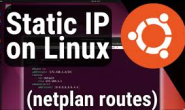 Debian 12 使用Netplan配置静态IP
